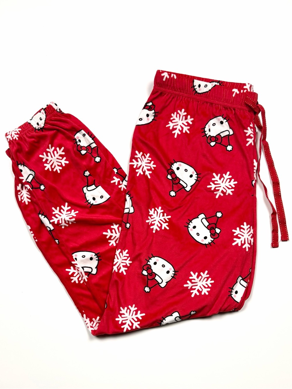 Hello Kitty Christmas Pajama Pants NWOT Sanrio Festive Holiday Pants